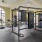 a gym with exercise equipment