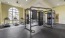 a gym with exercise equipment